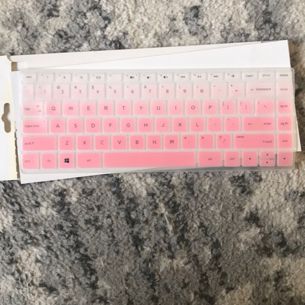 Laptop keyboard cover.